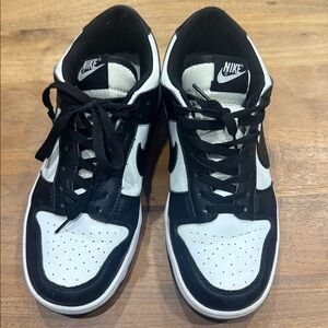 Nike Women's Black and White Panda Dunks